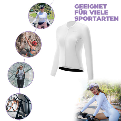 ROCKBROS TVI Damen Langarm - Radtrikot Fahrradbekleidung für MTB & Rennrad - Fahrradtrikot ROCKBROS - EU - NooMii