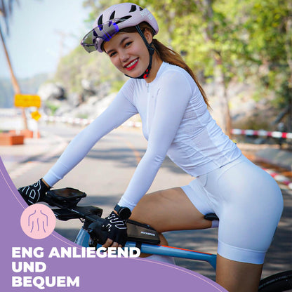 ROCKBROS TVI Damen Langarm - Radtrikot Fahrradbekleidung für MTB & Rennrad - Fahrradtrikot ROCKBROS - EU - NooMii