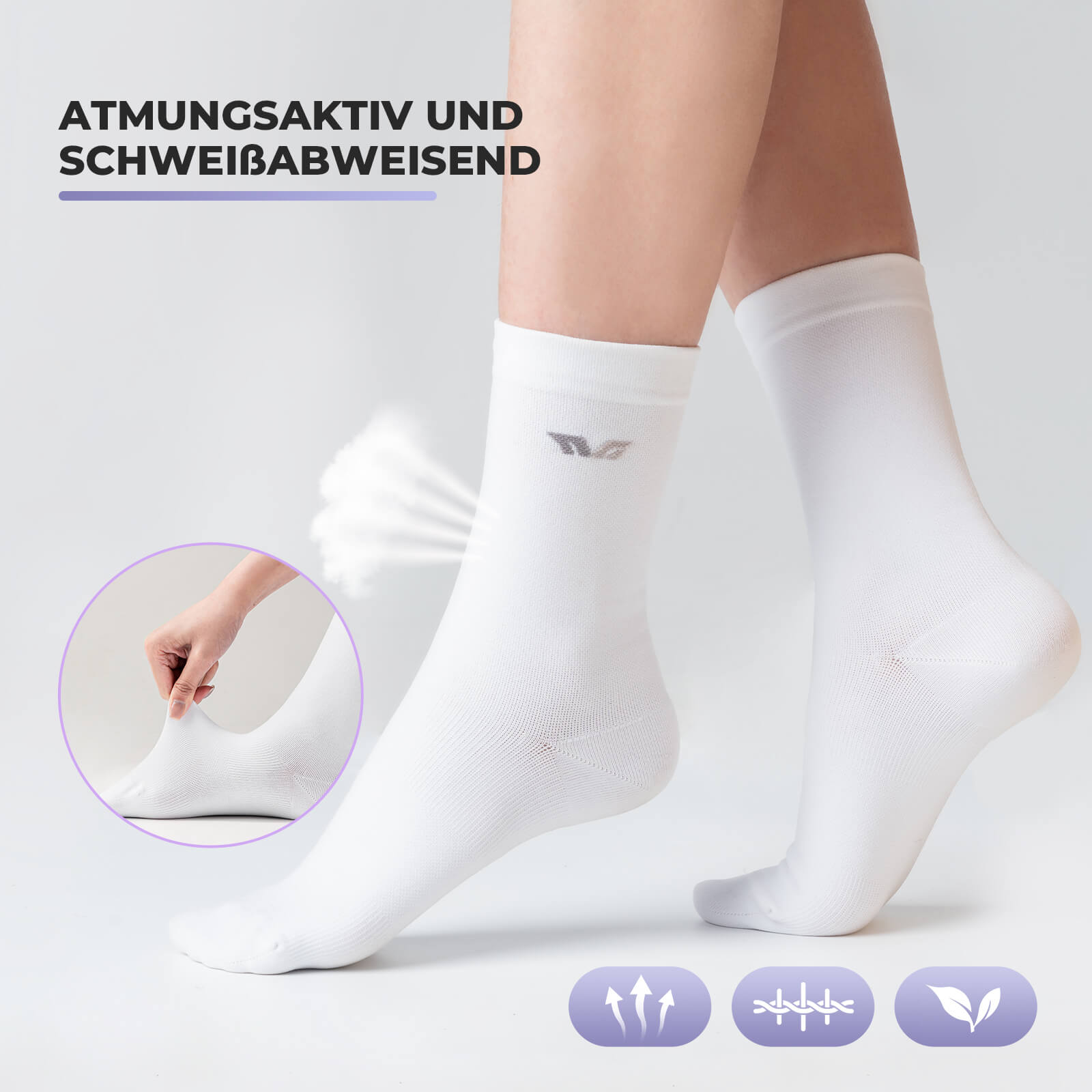 ROCKBROS TVI Damen Sportsocken Atmungsaktive Fahrradsocken Sommer - Fahrradsocken ROCKBROS - EU - NooMii