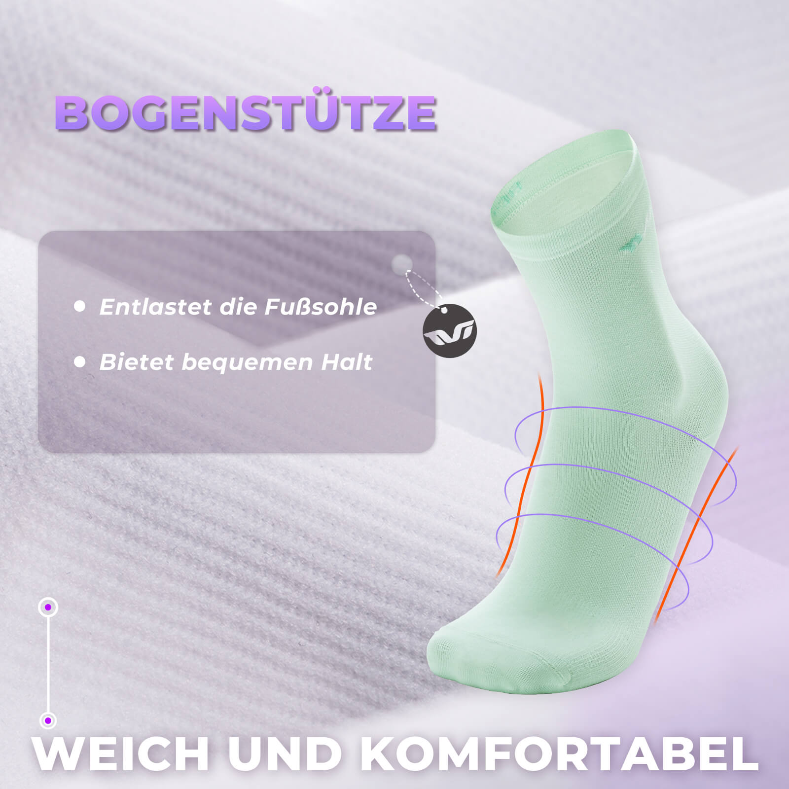 ROCKBROS TVI Damen Sportsocken Atmungsaktive Fahrradsocken Sommer - Fahrradsocken ROCKBROS - EU - NooMii