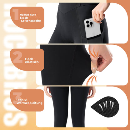 ROCKBROS TVI Lange Trägerhose Fahrradhose mit Sitzpolster Abnehmbare - Fahrradhose ROCKBROS - EU - NooMii