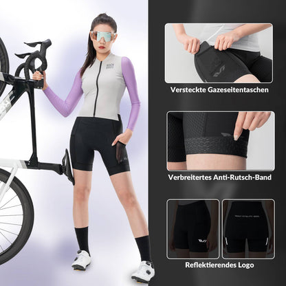ROCKBROS TVI Radlerhose Damen Gepolstert mit Tasche Atmungsaktive - Fahrradhose ROCKBROS - EU - NooMii