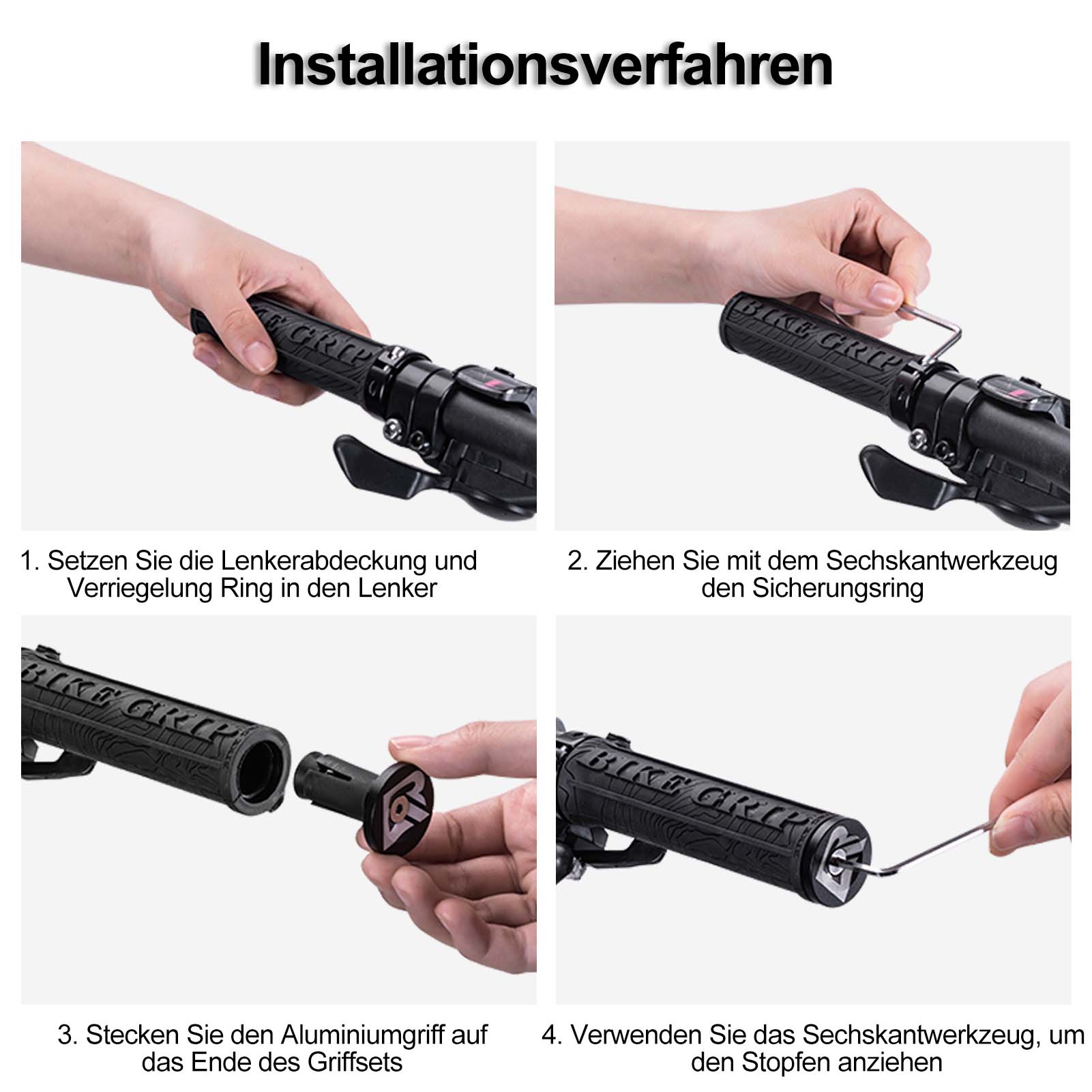 ROCKBROS Ultra - Leicht Fahrradgriffe aus Gummi mit Aluminium Lock - on Design - Fahrradgriffe ROCKBROS - EU - NooMii