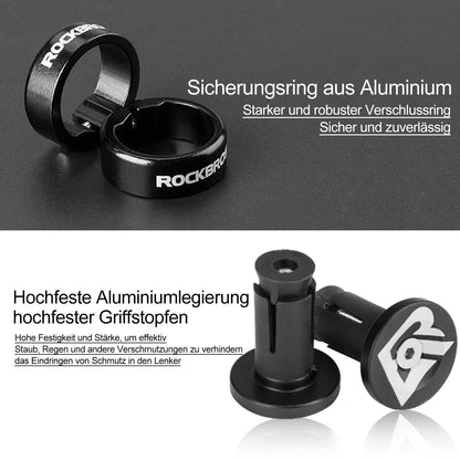 ROCKBROS Ultra - Leicht Fahrradgriffe aus Gummi mit Aluminium Lock - on Design - Fahrradgriffe ROCKBROS - EU - NooMii