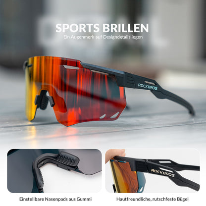 ROCKBROS Ultraleicht Fahrradbrille Polarisierte Sonnenbrille mit UV400 - Schutz - Fahrradbrille ROCKBROS - EU - NooMii