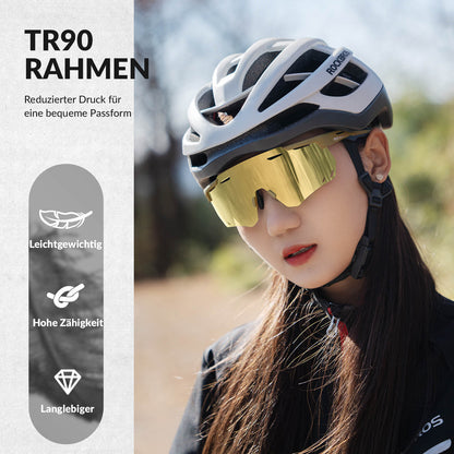 ROCKBROS Ultraleicht Fahrradbrille Selbsttönende Sonnenbrille mit UV400 - Schutz - Fahrradbrille ROCKBROS - EU - NooMii