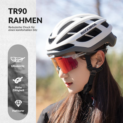 ROCKBROS Ultraleicht Fahrradbrille Selbsttönende Sonnenbrille mit UV400 - Schutz - Fahrradbrille ROCKBROS - EU - NooMii