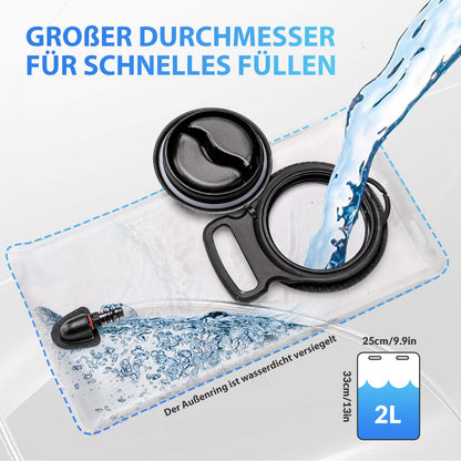 ROCKBROS Ultraleicht Trinkblase Rucksack Fahrradrucksack mit Trinksystem 2L - Rucksack ROCKBROS - EU - NooMii