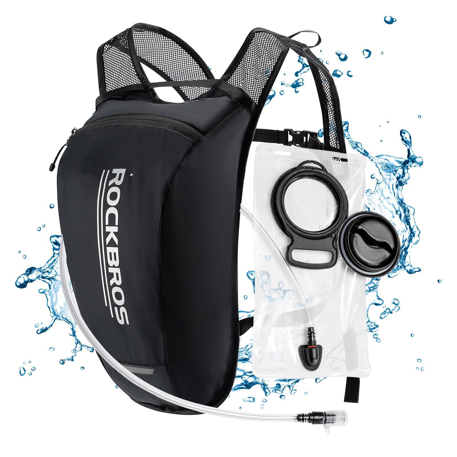 ROCKBROS Ultraleicht Trinkblase Rucksack Fahrradrucksack mit Trinksystem 2L - Rucksack ROCKBROS - EU - NooMii
