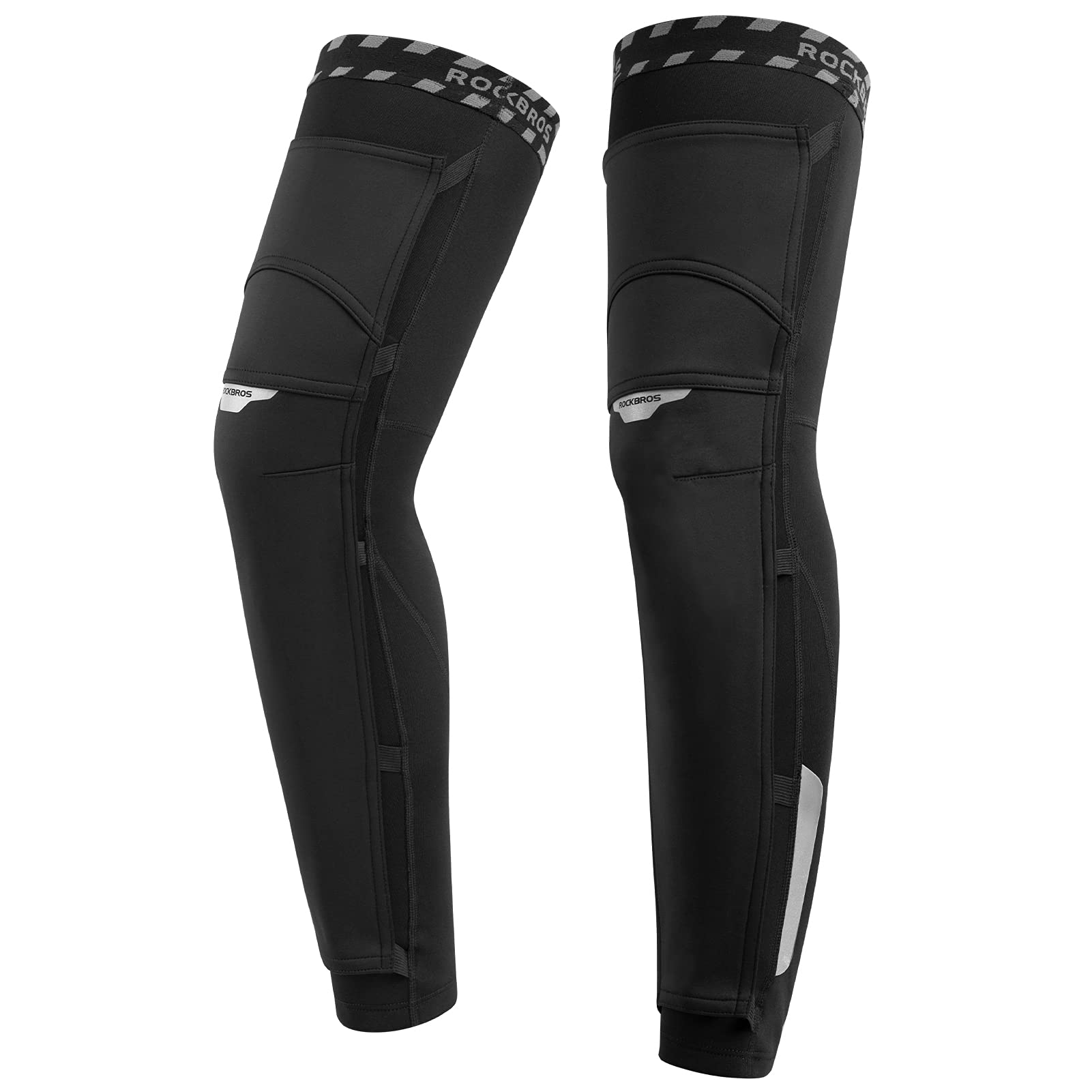 ROCKBROS Unisex Beinlinge Beinwärmer Winddicht Warm Schwarz S - 4XL - Fahrrad Mütze ROCKBROS - EU - NooMii