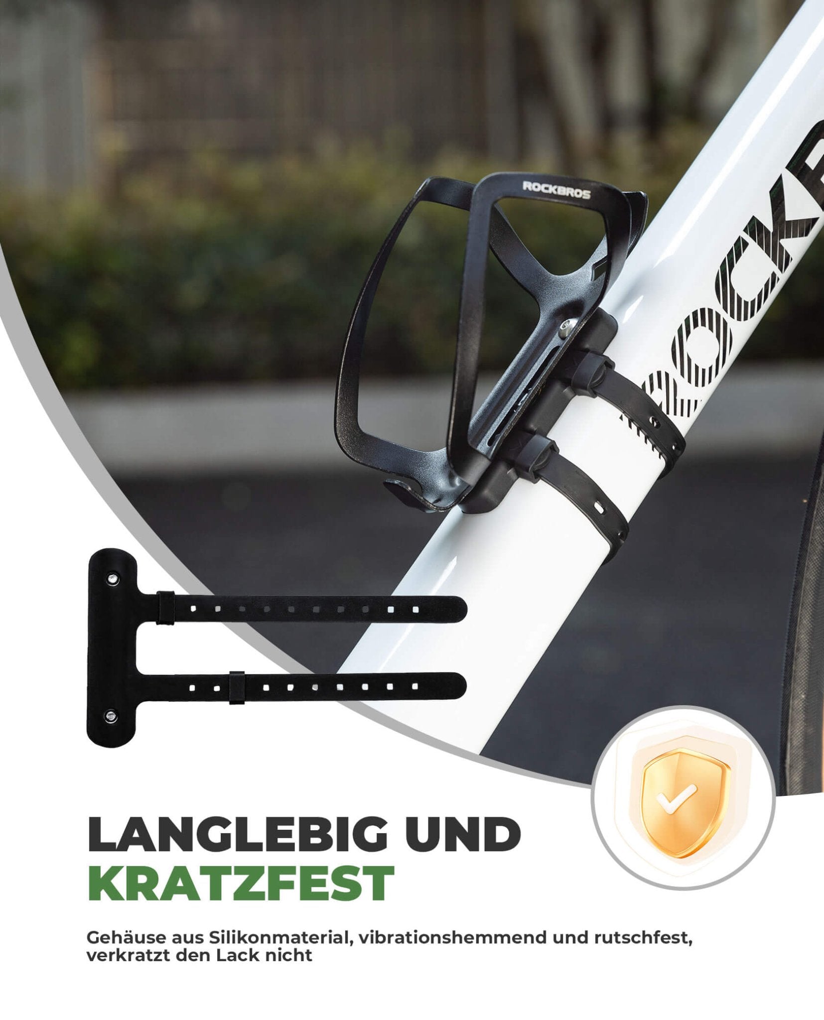 ROCKBROS Universal Flaschenhalter für Fahrrad Kein Stanzen Basis für Umbau - Fahrrad Flaschenhalter ROCKBROS - EU - NooMii