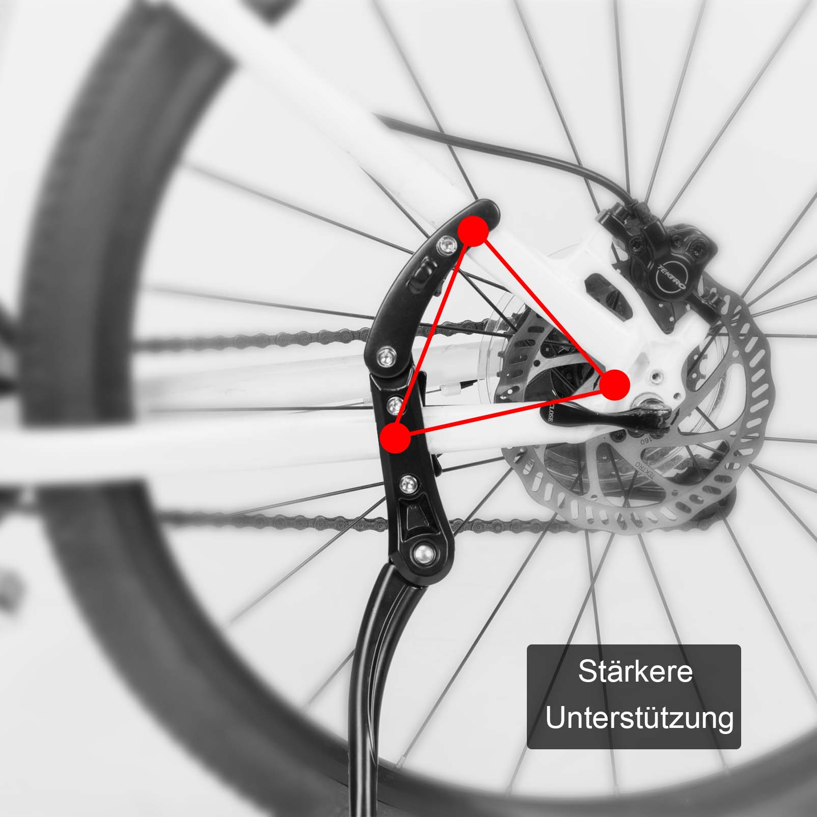 ROCKBROS Verstellbar Fahrradständer Seitenständer für 24 - 29 Zoll MTB - Fahrradständer ROCKBROS - EU - NooMii