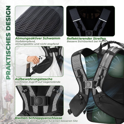 ROCKBROS Wanderrucksack Wasserdicht Split 2 in 1 Rucksack für Fahrrad 24L - Rucksack ROCKBROS - EU - NooMii