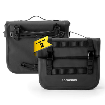 ROCKBROS Wasserdicht Fahrrad Gepäckträgertasche mit Schultergurt hinten 15L - Fahrradtaschen ROCKBROS - EU - NooMii