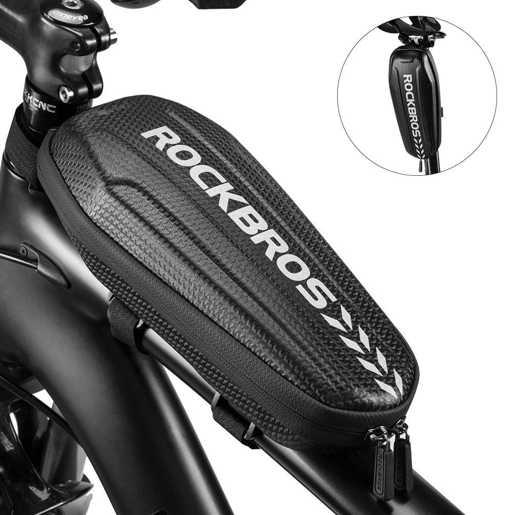 ROCKBROS Wasserdicht Oberrohrtasche Satteltasche 1L/1,5L Schwarz - Fahrradtaschen ROCKBROS - EU - NooMii