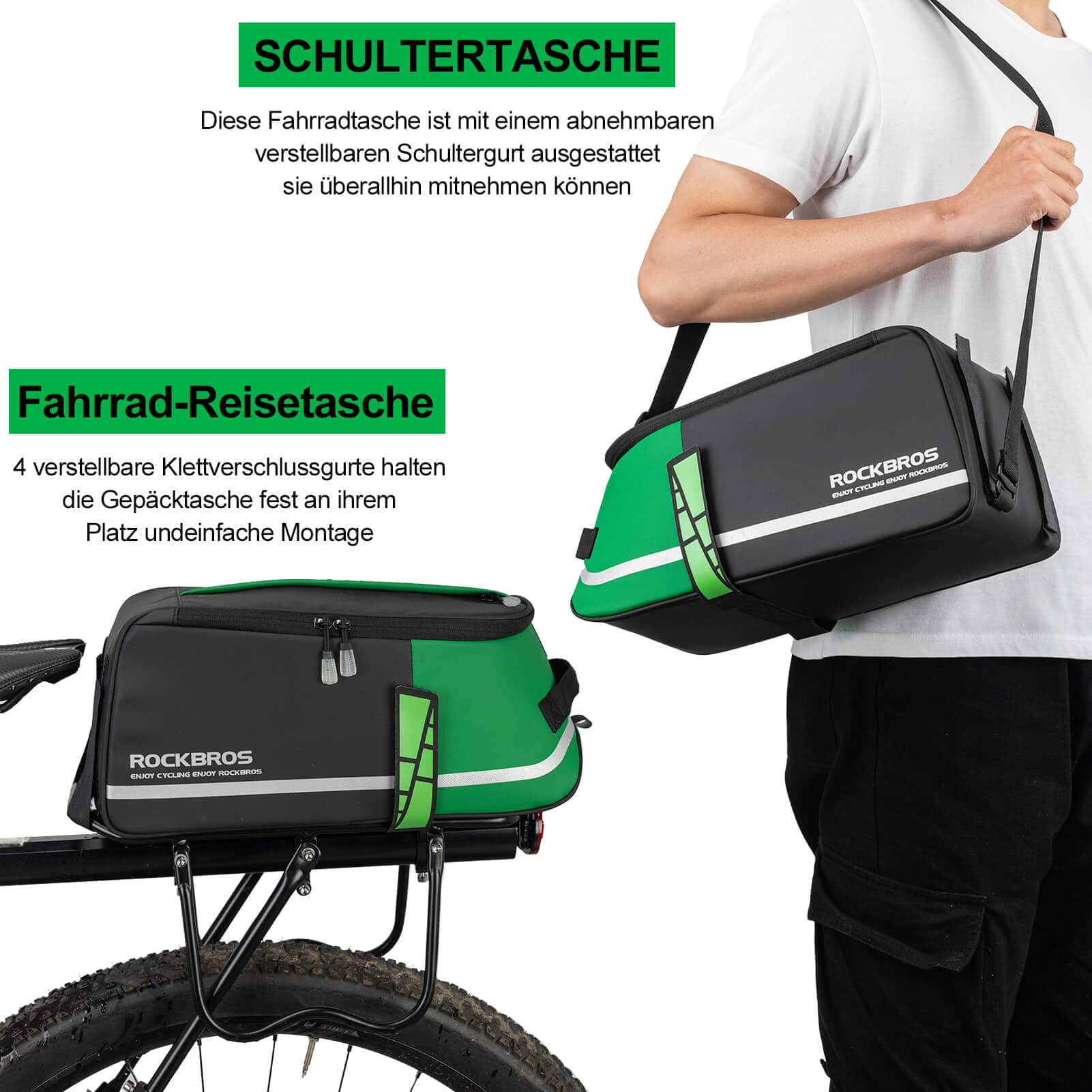 ROCKBROS Wasserdichte Gepäckträgertasche Für Fahrrad - Fahrradtaschen ROCKBROS - EU - NooMii