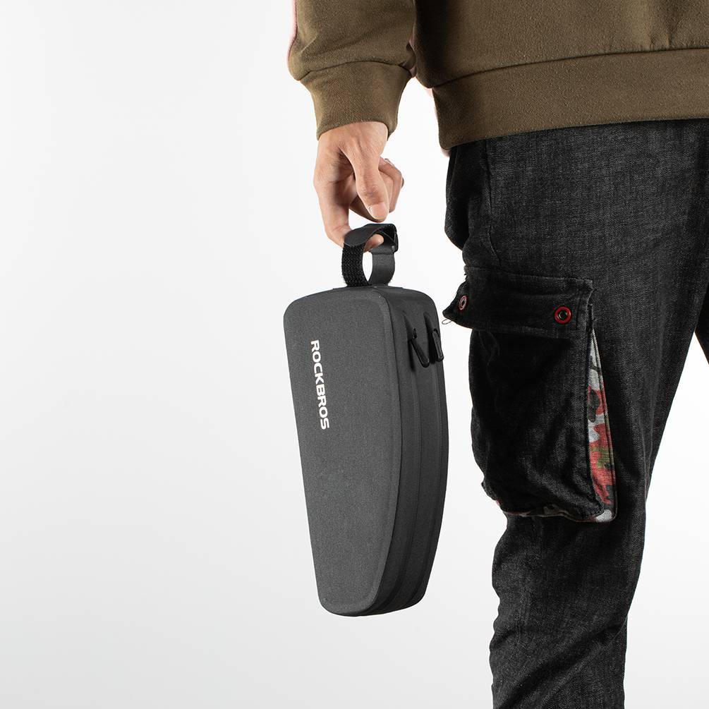 ROCKBROS wasserdichte Oberrohrtasche für Fahrrad 1L / 1.6 L Schwarz - Fahrradtaschen ROCKBROS - EU - NooMii