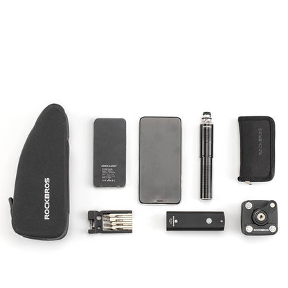 ROCKBROS wasserdichte Oberrohrtasche für Fahrrad 1L / 1.6 L Schwarz - Fahrradtaschen ROCKBROS - EU - NooMii