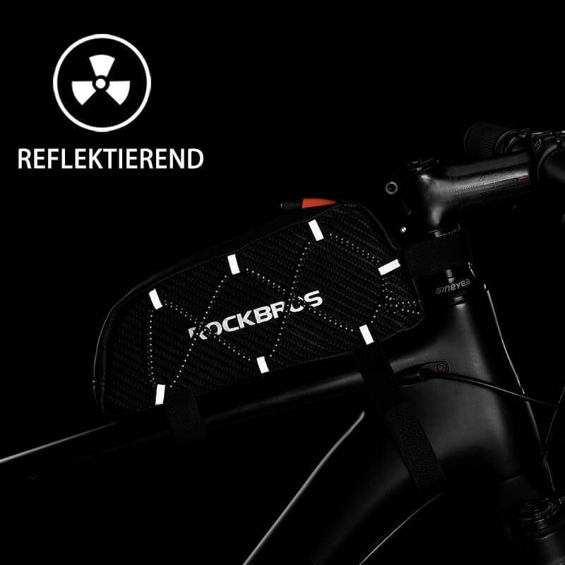 ROCKBROS Wasserdichte Rahmentasche Oberrohrtasche Schwarz 1L - Fahrradtaschen ROCKBROS - EU - NooMii