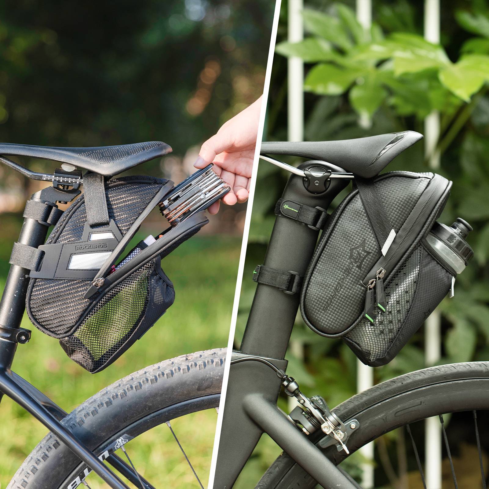 ROCKBROS wasserdichte Satteltasche mit Flaschenhalter für MTB Rennrad - Fahrradtaschen ROCKBROS - EU - NooMii