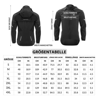 ROCKBROS Winddichte Fahrrad Jacke mit abnehmbarem Ärmel Softshelljacke - Fahrradjacke ROCKBROS - EU - NooMii
