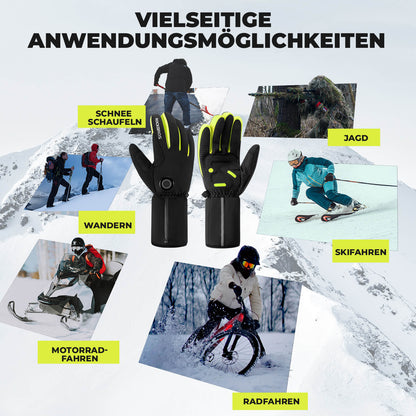 ROCKBROS Winter Beheizte Fahrradhandschuhe Touchscreen Handschuhe M - 2XL - Fahrradhandschuhe ROCKBROS - EU - NooMii