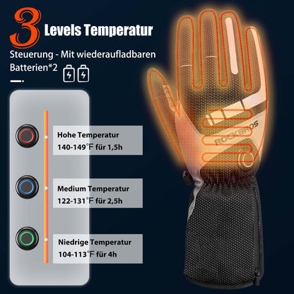 ROCKBROS Winter Beheizte Fahrradhandschuhe Wiederaufladbare Handschuhe M - XL - Fahrradhandschuhe ROCKBROS - EU - NooMii