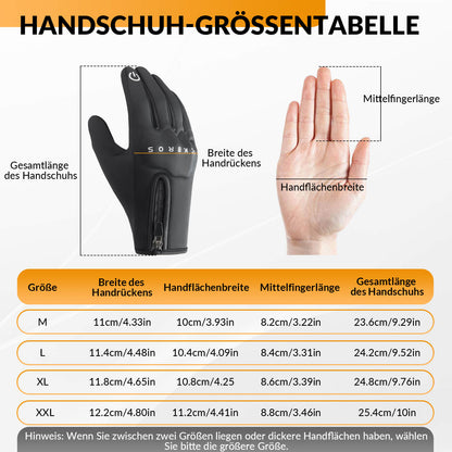 ROCKBROS Winter Fahrradhandschuhe mit Gel Gepolstert Touchscreen - fähig - Fahrradhandschuhe ROCKBROS - EU - NooMii