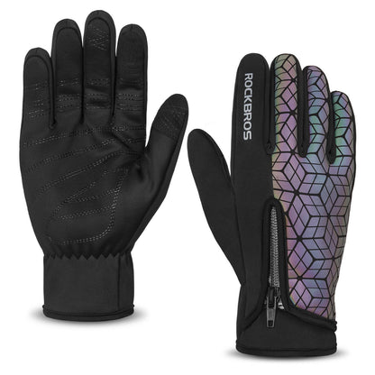 ROCKBROS Winter Fahrradhandschuhe Warm für Fahrrad Laufen Fitness Unisex - Fahrradhandschuhe ROCKBROS - EU - NooMii