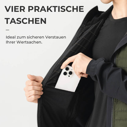 ROCKBROS Winter Fahrradjacke Herren Winddicht Thermo Softshelljacke mit Kapuze - Fahrradjacke ROCKBROS - EU - NooMii