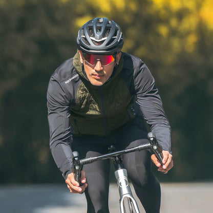 ROCKBROS Winter Fahrradjacke Herren Winddicht Thermo Softshelljacke mit Kapuze - Fahrradjacke ROCKBROS - EU - NooMii