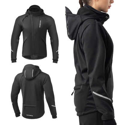 ROCKBROS Winter Fahrradjacke Winddicht – Mit TPU - Touchscreen - Bedienung - Fahrradjacke ROCKBROS - EU - NooMii