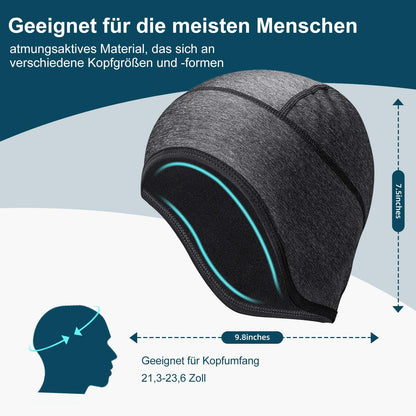 ROCKBROS Winter Fahrradmütze Helm Unterziehmütze mit reflektierendes Logo - Fahrrad Mütze ROCKBROS - EU - NooMii