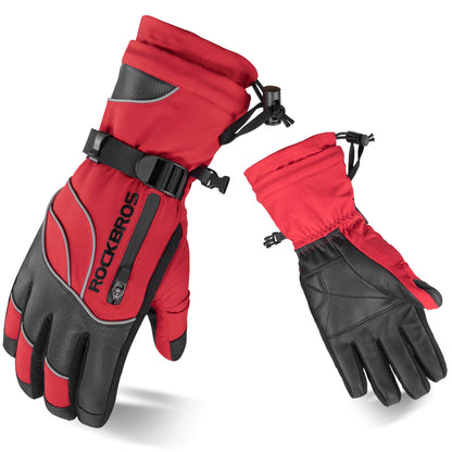 ROCKBROS Winter Handschuhe Warm Skihandschuhe Winddicht - 20℃ M - XL - Fahrradhandschuhe ROCKBROS - EU - NooMii