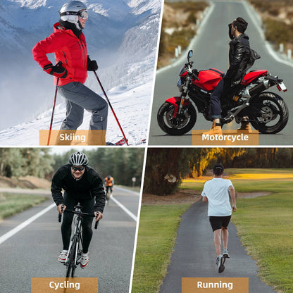 ROCKBROS Winter Laufmütze Fahrrad Mütze aus Fleece schweißfest und warm - Fahrrad Mütze ROCKBROS - EU - NooMii