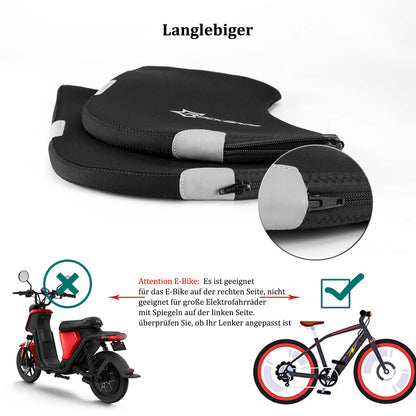 ROCKBROS Winter Lenkerstulpen Winddicht Handschuhe Schwarz - Lenkerstulpe ROCKBROS - EU - NooMii