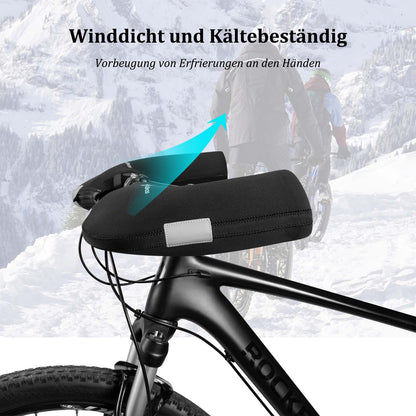 ROCKBROS Winter Lenkerstulpen Winddicht Handschuhe Schwarz - Lenkerstulpe ROCKBROS - EU - NooMii