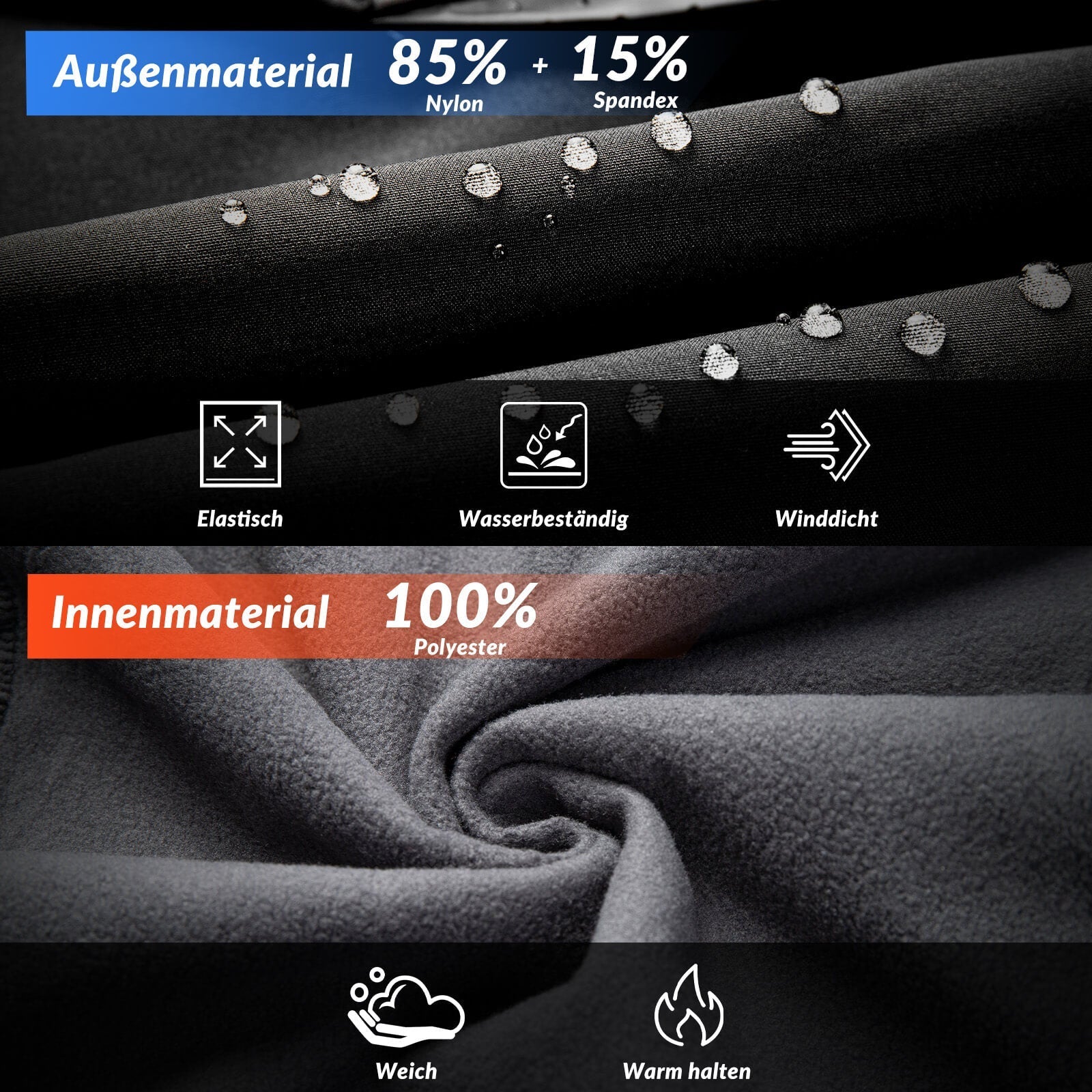 ROCKBROS Winter Radhose Herren Windschutz Radsportanzug - Fahrradhose ROCKBROS - EU - NooMii