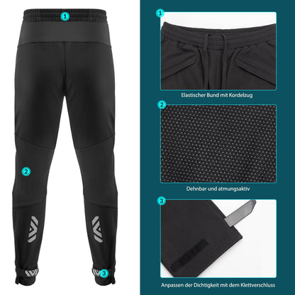 ROCKBROS Winter Radlerhose Herren Lange Fahrradhose Warm Fleece - Fahrradhose ROCKBROS - EU - NooMii