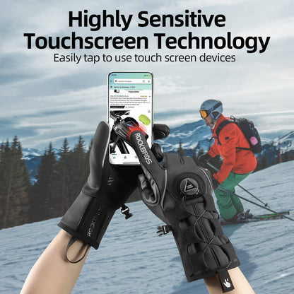 ROCKBROS Winter Skihandschuhe Touchscreen - Design Winddicht Unisex - Fahrradhandschuhe ROCKBROS - EU - NooMii