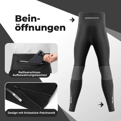 ROCKBROS Winter Thermo - Fahrradhose Fleece - Kompressions - Leggings 3 Taschen - Fahrradhose ROCKBROS - EU - NooMii