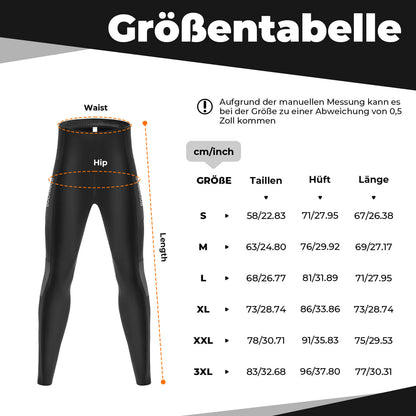 ROCKBROS Winter Thermo - Fahrradhose Fleece - Kompressions - Leggings 3 Taschen - Fahrradhose ROCKBROS - EU - NooMii