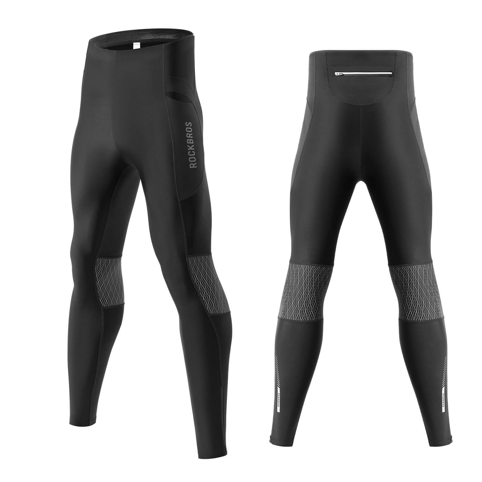 ROCKBROS Winter Thermo - Fahrradhose Fleece - Kompressions - Leggings 3 Taschen - Fahrradhose ROCKBROS - EU - NooMii