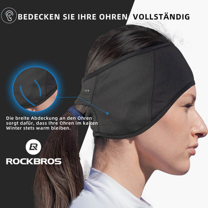 ROCKBROS Winter Thermo Radfahren Ohrwärmer Stirnbänder für Männer Frauen - Fahrrad Mütze ROCKBROS - EU - NooMii