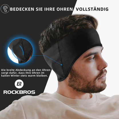 ROCKBROS Winter Thermo Radfahren Ohrwärmer Stirnbänder für Männer Frauen - Fahrrad Mütze ROCKBROS - EU - NooMii