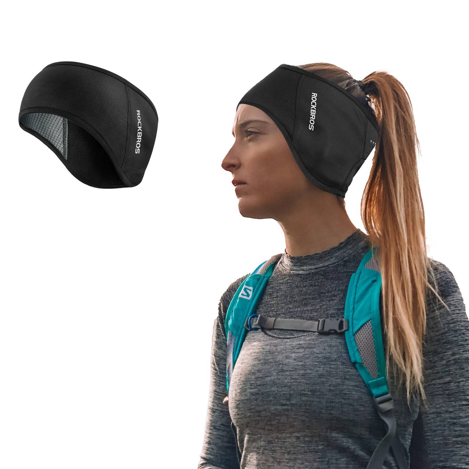 ROCKBROS Winter Thermo Radfahren Ohrwärmer Stirnbänder für Männer Frauen - Fahrrad Mütze ROCKBROS - EU - NooMii