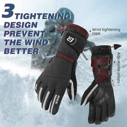ROCKBROS Winterhandschuhe Fahrradhandschuhe Herren Winddicht M - 2XL - Fahrradhandschuhe ROCKBROS - EU - NooMii