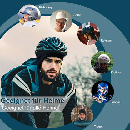 ROCKBROS Wintermütze Warm Strickmütze für Radfahren & Skifahren Schwarz - Fahrrad Mütze ROCKBROS - EU - NooMii