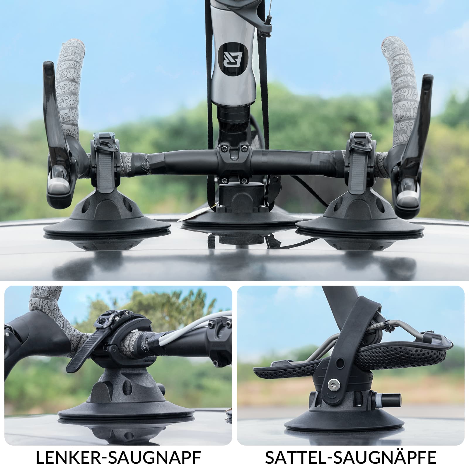 ROCKBRSO Fahrradträger Tragbar Autodachträger Einfach zu installieren - ROCKBROS - EU - NooMii