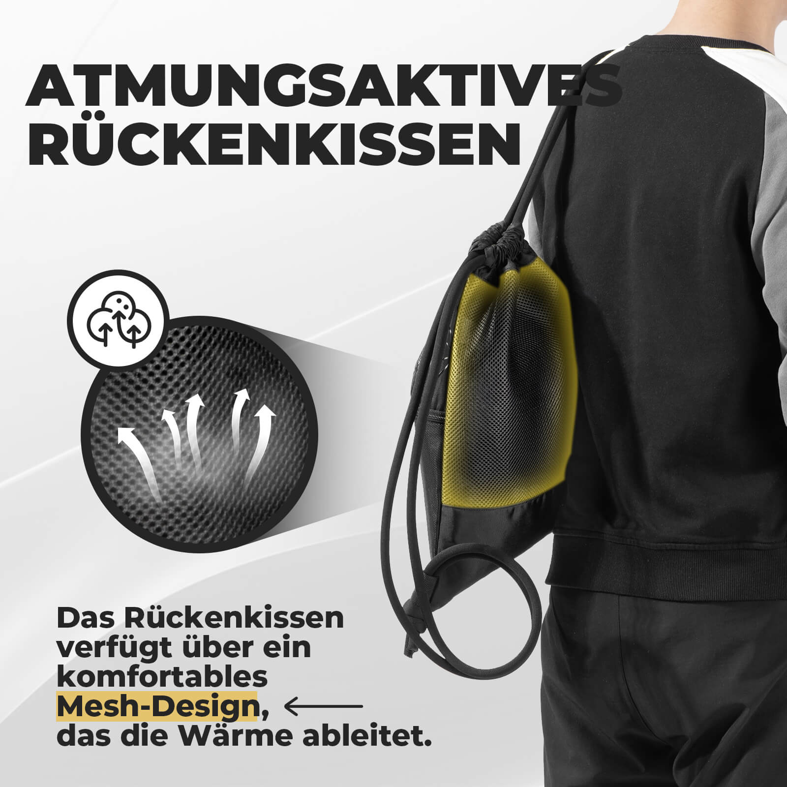 Rucksack mit Kordelzug Turnbeutel Kordelzugbeutel Sportbeutel 9L - Rucksack ROCKBROS - EU - NooMii